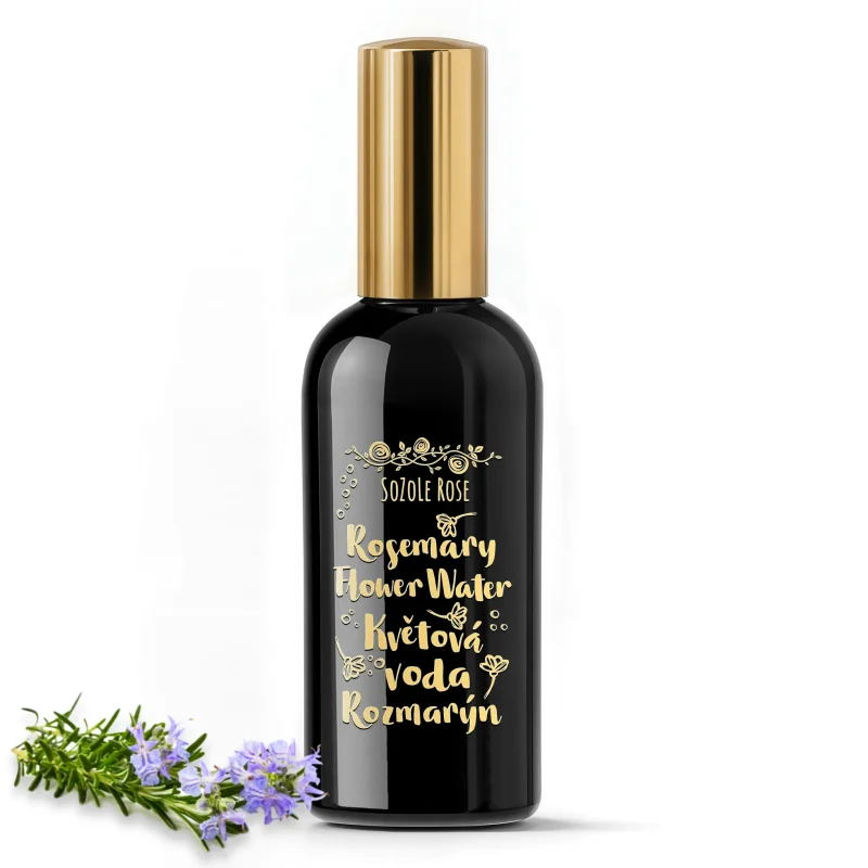 Květová voda Rozmarýn v rozprašovači SoZoLe Rose sx 100ml
