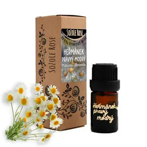 Vzácny éterický olej Harmanček pravý - modrý