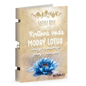 Kvetová voda Modrý lotus - vzorka 2ml